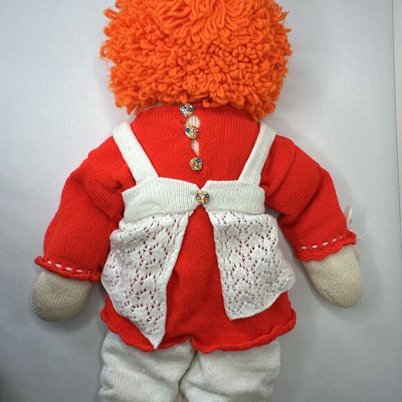 Vintage creepy handmade Raggedy Ann and Andy dolls 30” - Picture 12 of 13